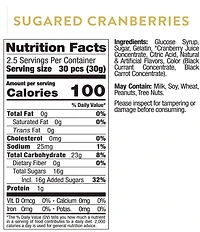 Sugarfina x Peanuts Snoopy Sugared Cranberry Gummies, Set of 3