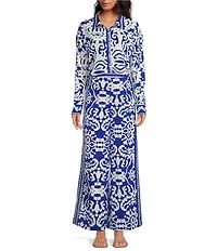 Sugarlips Border Printed High Waisted Leg Coordinating Pants