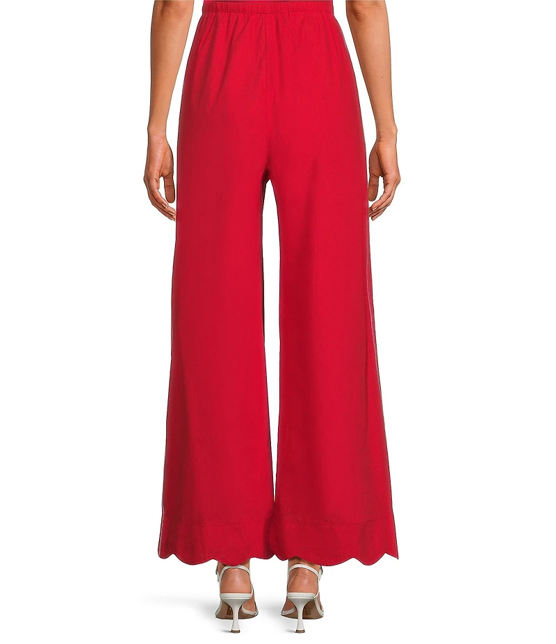 Sugarlips Britt Side Stripe Draw String Wide Leg Pants