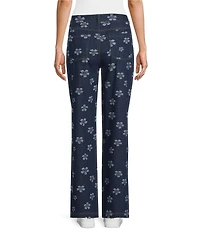 Sugarlips Floral Pattern Straight Leg Coordinating Denim Jeans