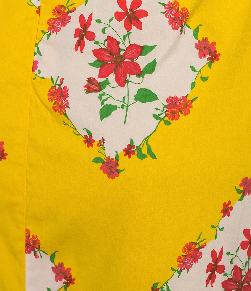 Sugarlips Coordinating Floral Print High Waisted Maxi Pencil Skirt