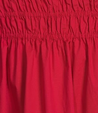 Sugarlips Gennie Smocked Square Neck Sleeveless Tiered Fit and Fare Midi Dress