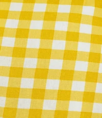 Sugarlips Gingham Ciendra High Waist Coordinating Linen Mini Skirt