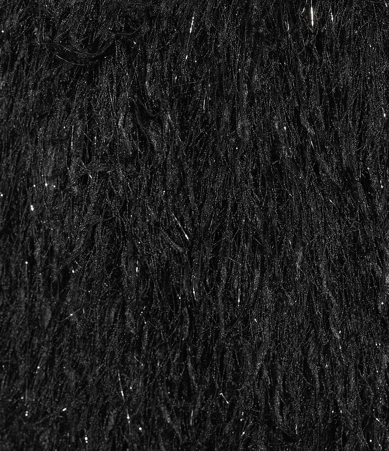 Sugarlips Himari Coordinating Metallic High Waisted Fringe Mini Skirt