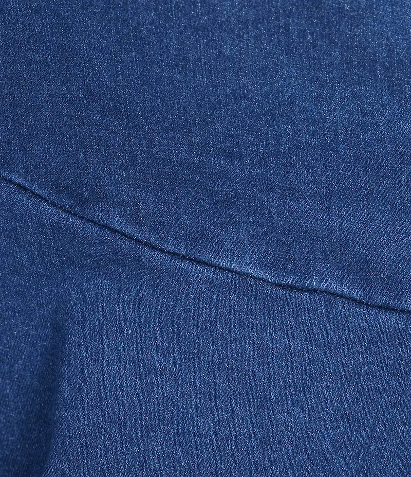 Sugarlips Jamie Stretch Denim High Waist Ruffle Coordinating Mini Skirt