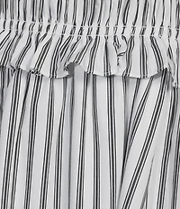 Sugarlips Kolin Striped Print Halter Neck Sleeveless Smocked Midi Dress