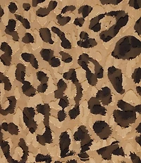 Sugarlips Leopard Asymmetrical Hem Midi Skirt