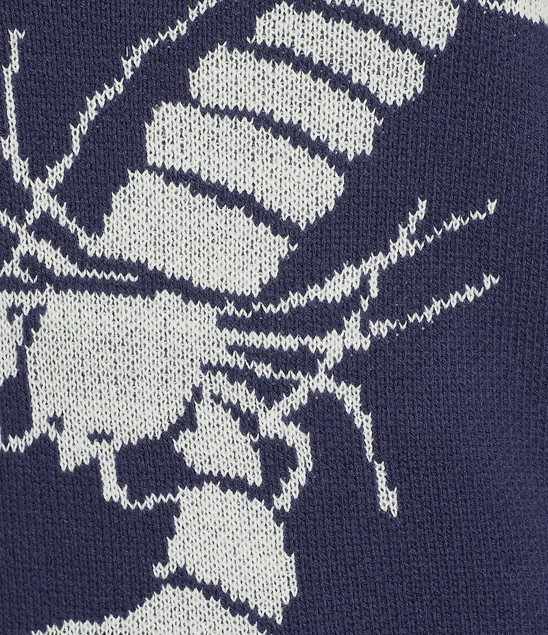 Sugarlips Lobster Graphic Crew Neck Long Sleeve Sweater