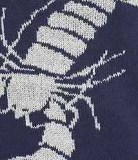 Sugarlips Lobster Graphic Crew Neck Long Sleeve Sweater