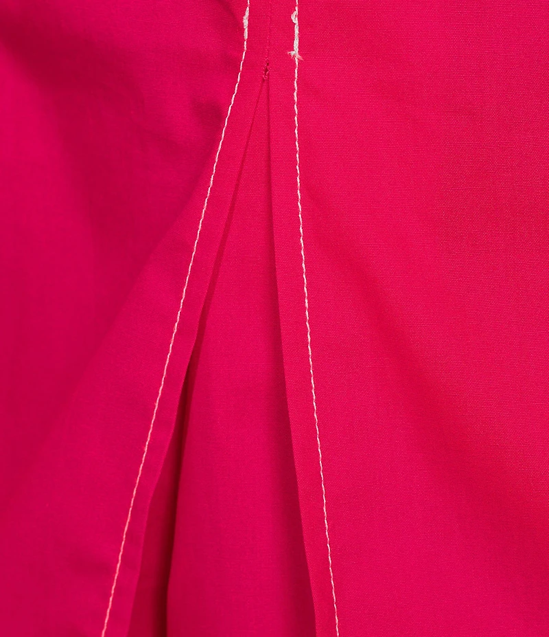 Sugarlips Lussi Collared V-Neck Sleeveless Fit and Flare Mini Dress