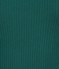 Sugarlips Malvern Bay Ribbed Knit Mock Neck Long Sleeve Flared Tulip Cuff Sweater