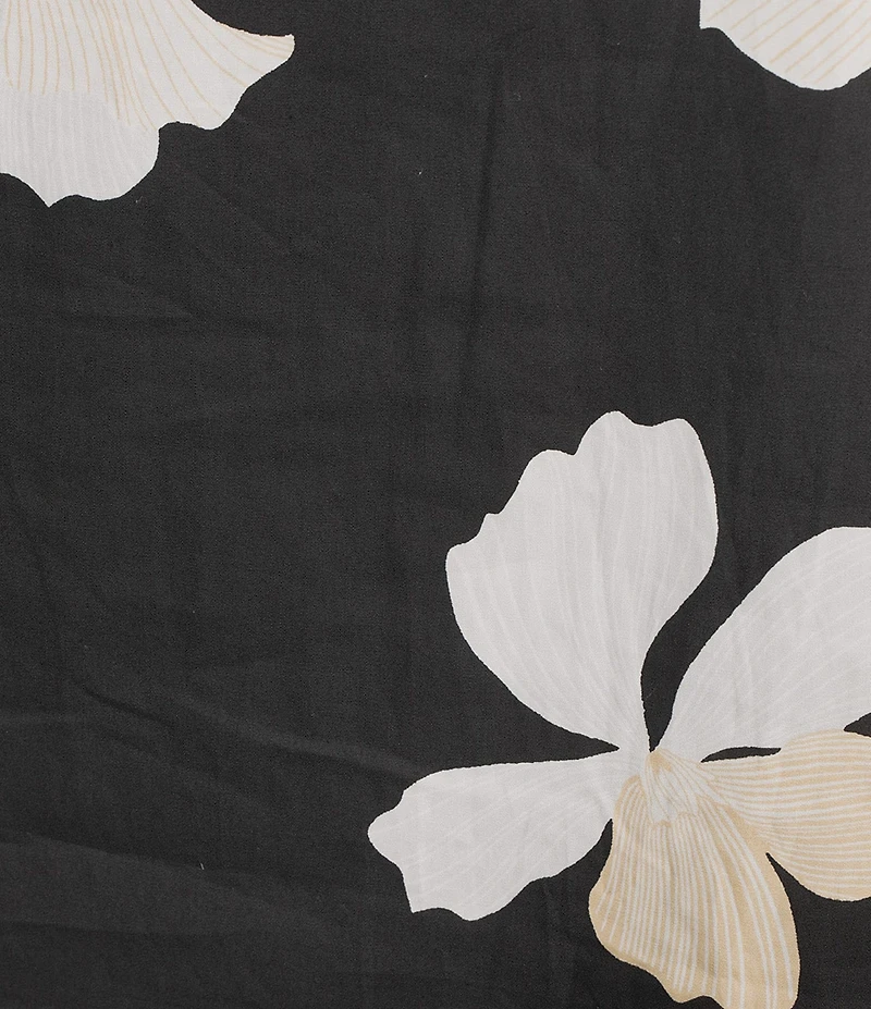 Sugarlips Medina Floral Dime Mock Neck Short Sleeve Maxi Dress