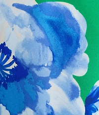 Sugarlips Morgany Floral Tirza Strapless Satin Maxi Slip Dress