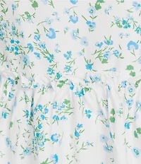 Sugarlips Plus Gradient Floral Printed Trapeze Dress