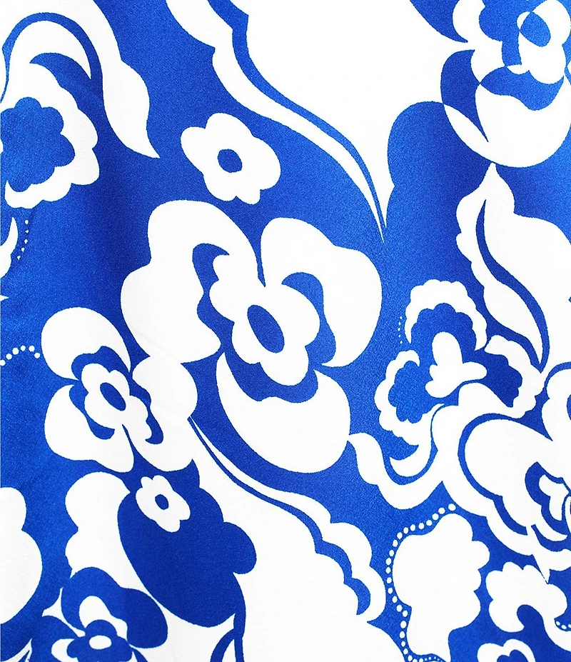 Sugarlips Plus Helsinki Floral Tilda Satin Halter Maxi Dress