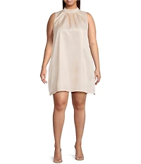 Sugarlips Plus Keyla Sleeveless Trapeze Minidress