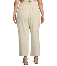 Sugarlips Plus Pocketed Wide Leg Trouser Pants