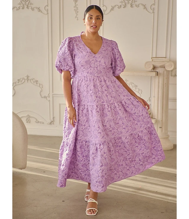 chinese dress ladies Lavender Lace Drape Gown – Chic Glam Closet