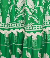 Sugarlips Plus Rick Rack Trimmed Tiered Coordinating High Waisted Skirt