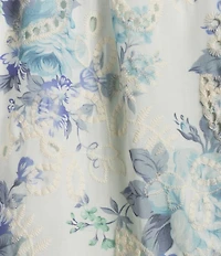 Sugarlips Plus Size At Sea Jacey Embroidered Eyelet Split V-Neck Short Sleeve Tiered Mini Dress