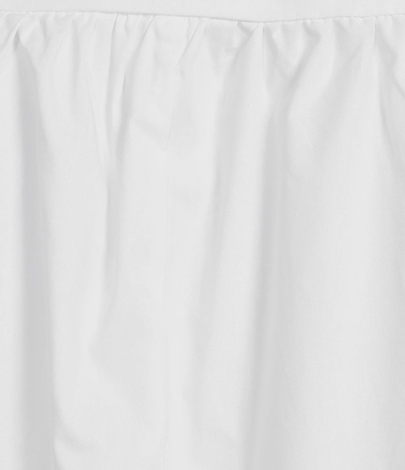 Sugarlips Plus Size Damry Contrast Piping Split V-Neck Ruffle Sleeve Top