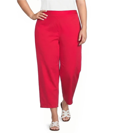 Sugarlips Plus Size Doverie Gill Pull On Wide Leg Pants