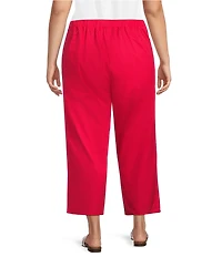 Sugarlips Plus Size Doverie Gill Pull On Wide Leg Pants