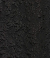 Sugarlips Plus Size Elma Floral Jacquard Rhinestone Mock Neck Sleeveless Mini Dress