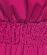Sugarlips Plus Size Joslyn Zip Front V-Neck Sleeveless A-Line Midi Dress