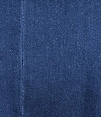 Sugarlips Plus Size Puffed Sleeve Denim Mini Dress