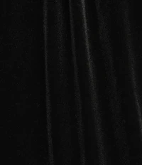 Sugarlips Plus Size Sparkle City Velvet Ruffle Mock Neck Sequin Long Sleeve Top