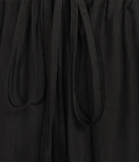 Sugarlips Plus Size Striped Textured High Waist Wide Leg Pants