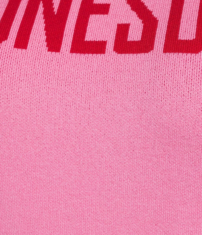 Sugarlips Plus #double;Wednesday#double; Club Crew Neck Short Sleeve Sweater Top