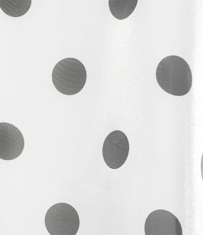 Sugarlips Randal Organza Polka Dot Crew Neck Sleeveless Mini Dress