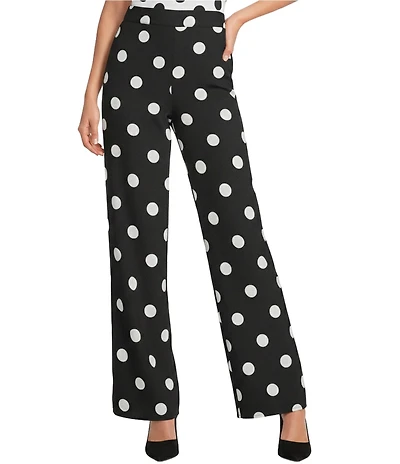 Sugarlips Randal Polka Dot Print High-Rise Wide Leg Coordinating Pants