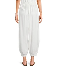 Sugarlips Sendria High Rise Balloon Leg Coordinating Linen Pants