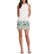 Sugarlips Tina Peplum Halter Neck Sleeveless Top