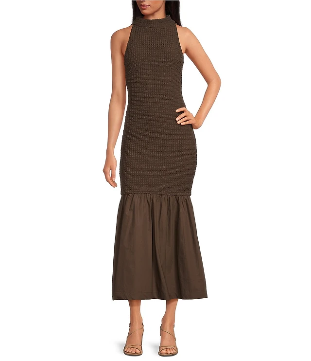 chinese dress ladies Solene Ruffle Maxi Dress