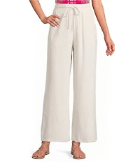 Sugarlips Villen High Rise Wide Leg Linen Pant
