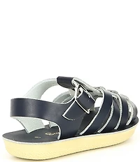 Saltwater Sandals by Hoy Kids' Sun-San Sailor Water Friendly Leather Sandals (Toddler)