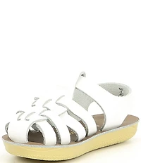 Saltwater Sandals by Hoy Kids' Sun-San Sailor Water Friendly Leather Sandals (Toddler)