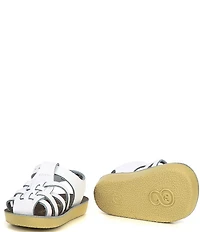 Saltwater Sandals by Hoy Kids' Sun-San Sailor Water Friendly Leather Sandals (Toddler)