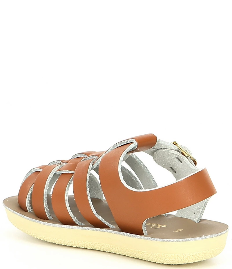 Saltwater Sandals by Hoy Kids' Sun-San Sailor Water Friendly Leather Sandals (Toddler)