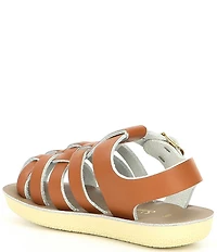 Saltwater Sandals by Hoy Kids' Sun-San Sailor Water Friendly Leather Sandals (Toddler)