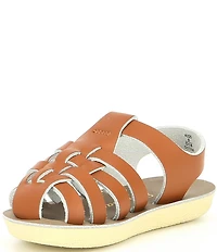 Saltwater Sandals by Hoy Kids' Sun-San Sailor Water Friendly Leather Sandals (Toddler)