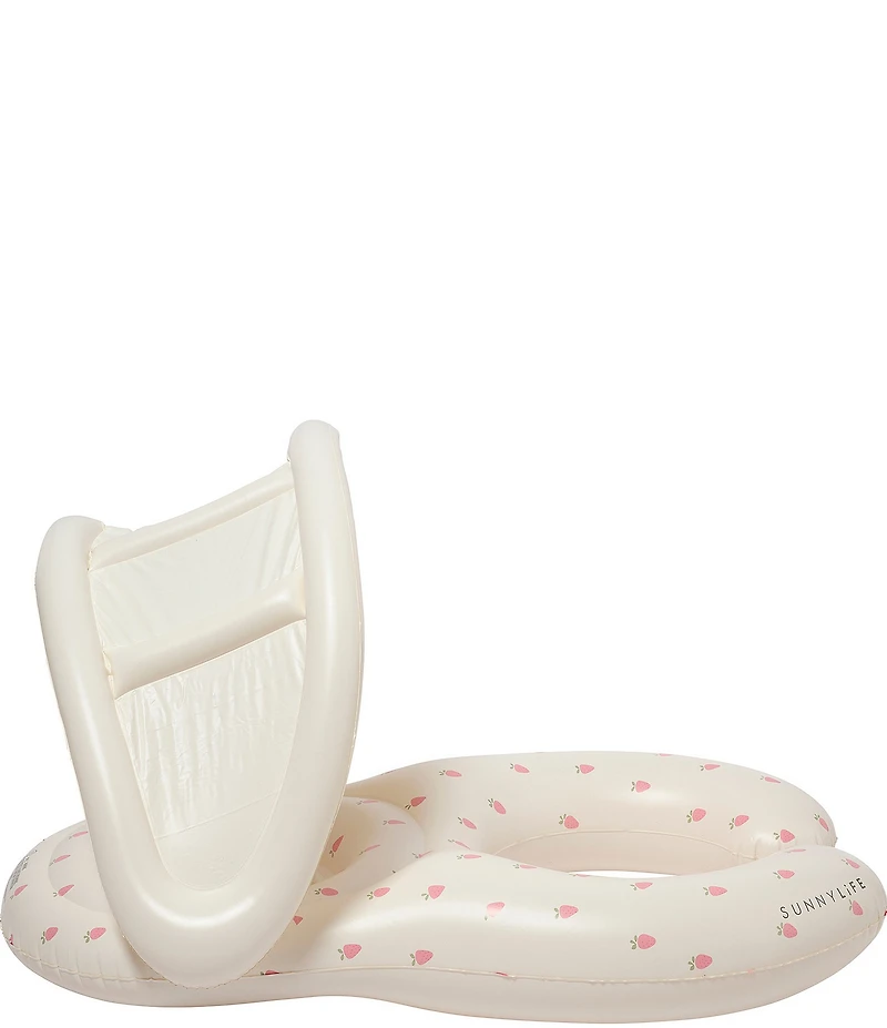 Sunnylife Strawberry Sunshine Float Together Inflatable Baby Seat