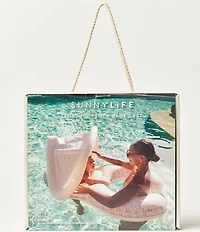 Sunnylife Into The Garden Floral Float Together Inflatable Baby Seat