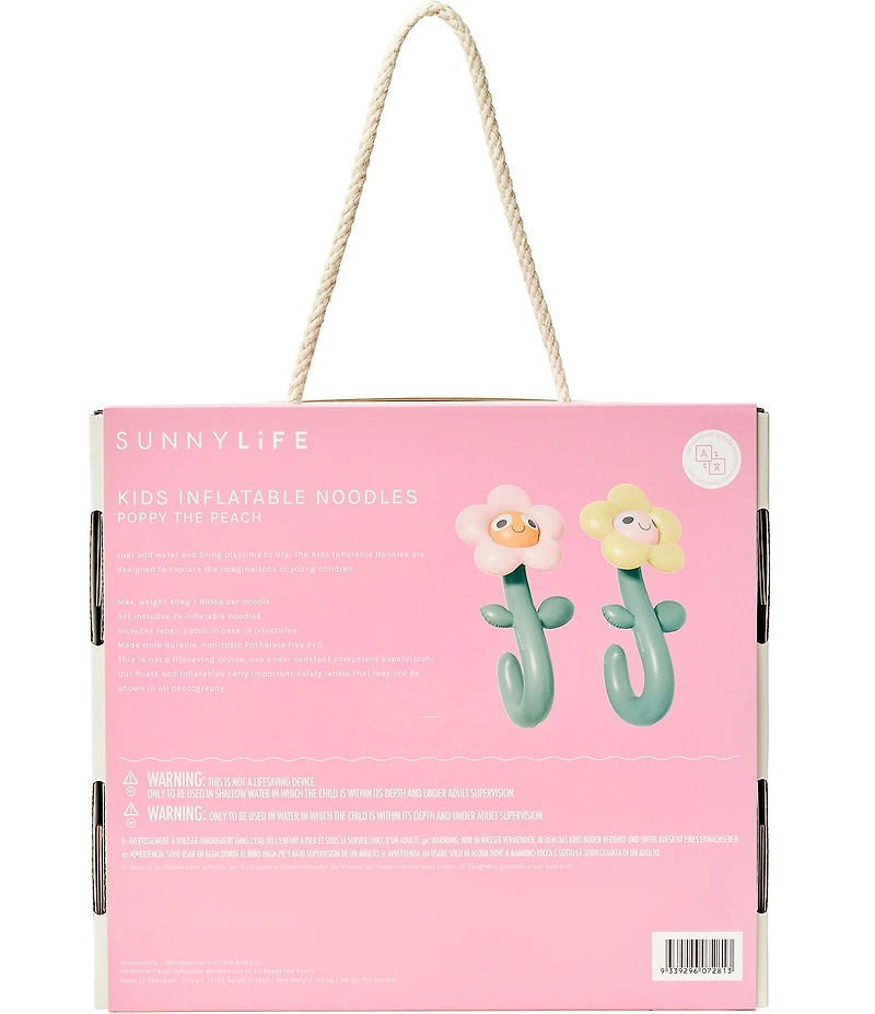 Sunnylife Poppy The Peach Inflatable Pool Noodles