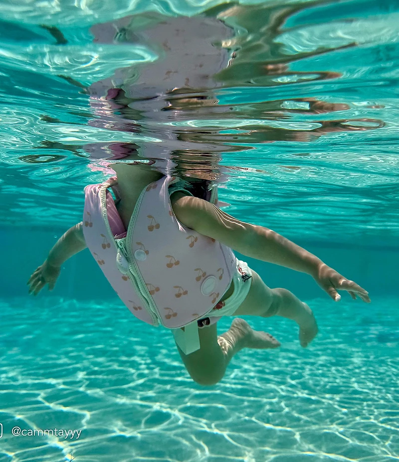 Sunnylife Kids Cotton Candy Cherry Swim Vest