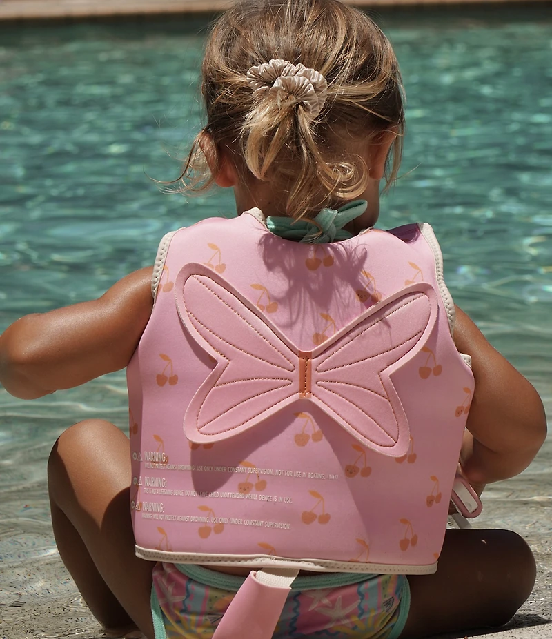 Sunnylife Kids Cotton Candy Cherry Swim Vest